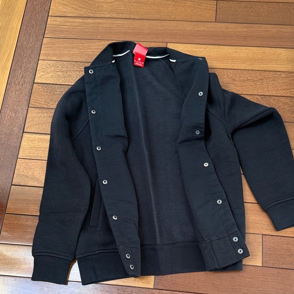 Nike Black Jersey Bomber Jacket XS - Picture 5 of 5